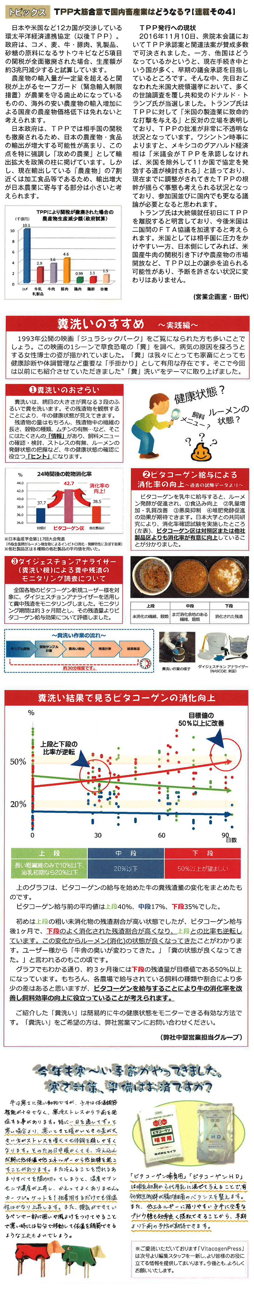 トピックス TPP大筋合意で国内農畜産業はどうなる？